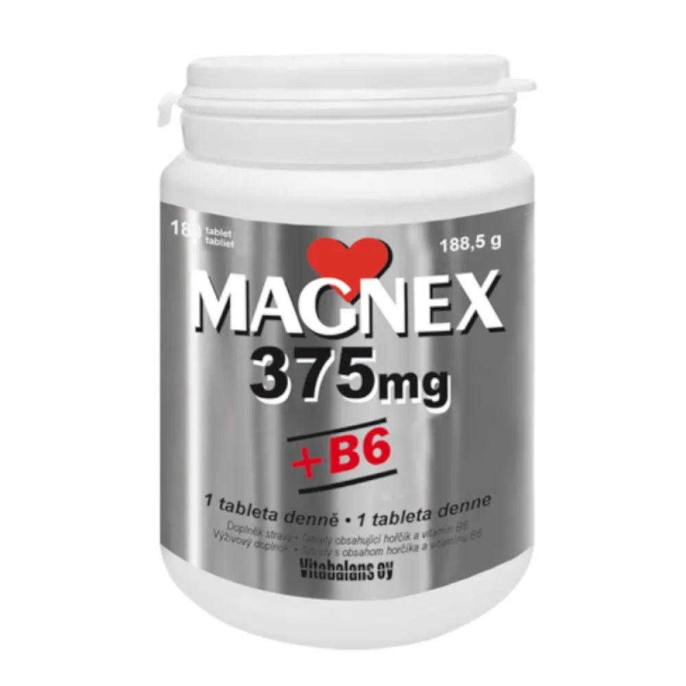 Magnex 375mg+B6 tbl.180