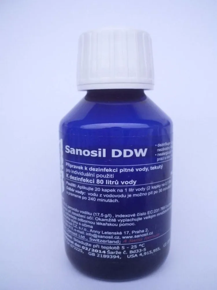 Sanosil DDW dezinfekce pit.vody 80ml/80l vody