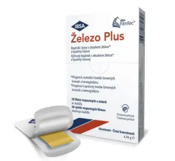 IBSA Železo Plus 20 filmů rozpustných v ústech