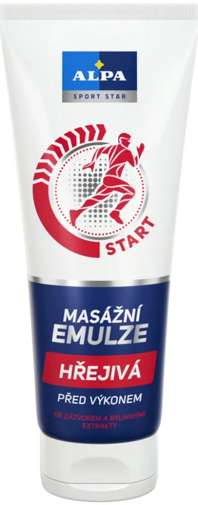 Alpa masážní emulze hřejivá 210ml