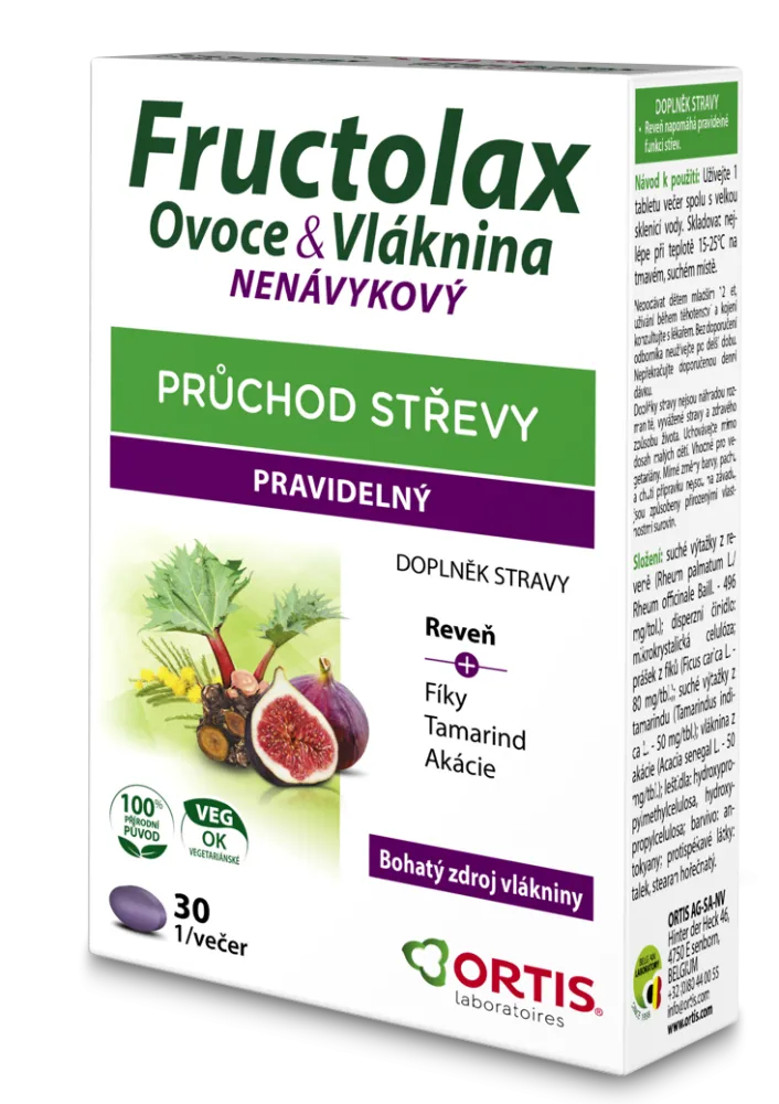 FRUCTOLAX OVOCE&VLÁKNINA TABLETY
