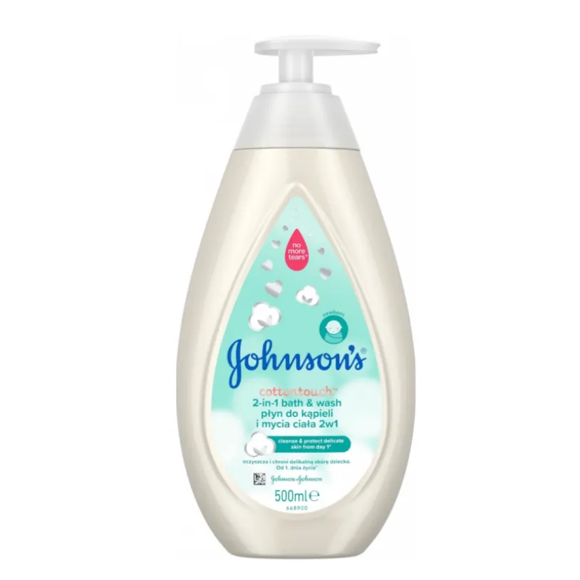 Johnsons Cottontouch koupel a mycí gel 2v1 500ml