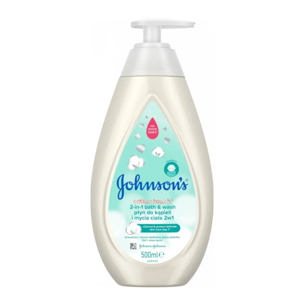 Johnsons Cottontouch koupel a mycí gel 2v1 500ml
