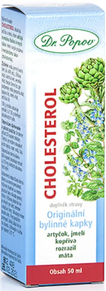 Dr.Popov Kapky bylinné Cholesterol 50ml