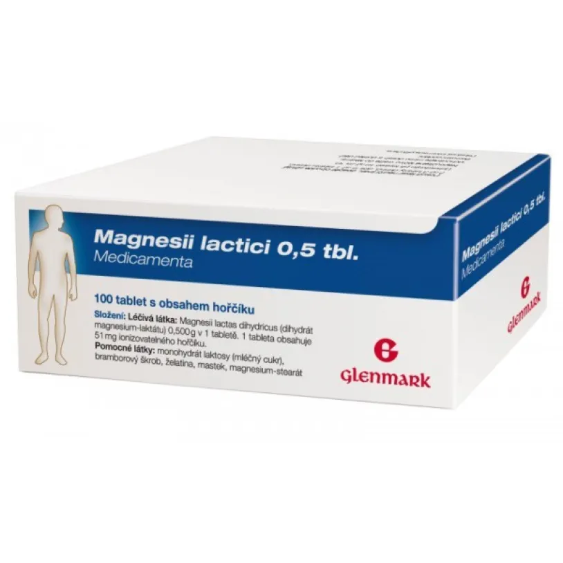 Magnesii Lactici 0.5 tbl.Medicam.0.5g tbl.nob.100