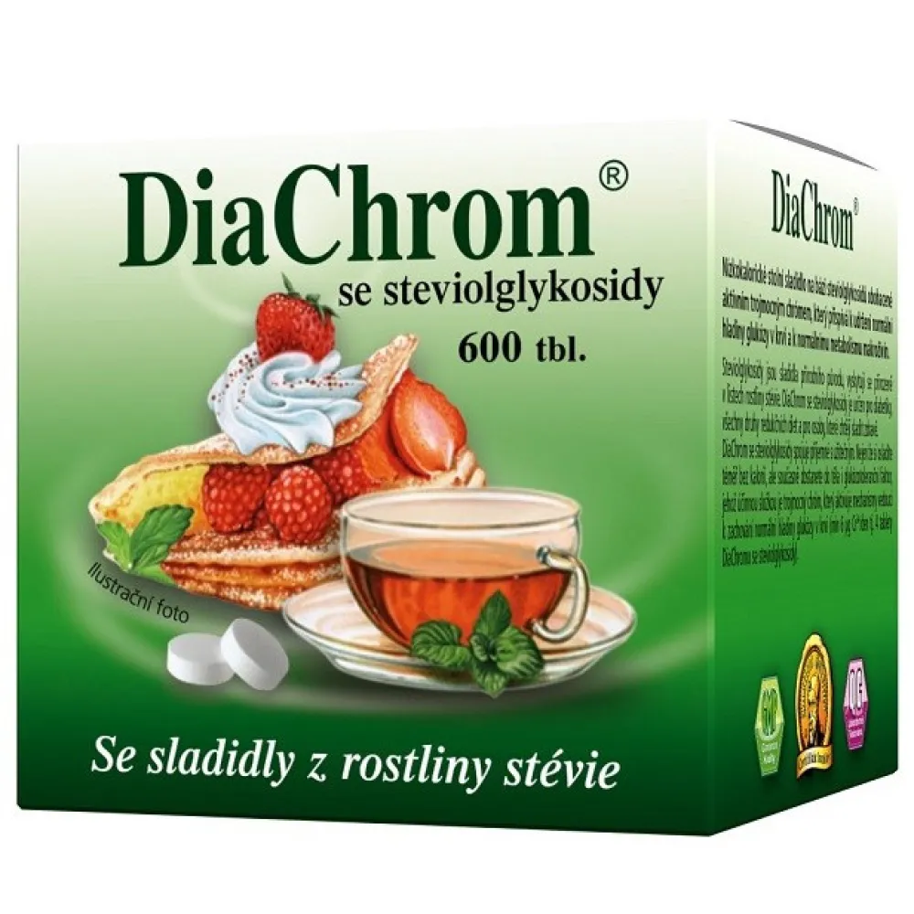 DiaChrom se steviolglykosidy tbl.600