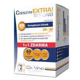 Coenzym EXTRA! Strong 60mg DaVinci tob.30+30ZDARMA
