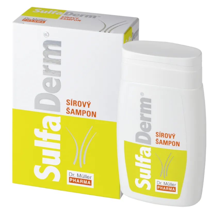 SulfaDerm sírový šampon NEW 100ml Dr.Müller