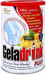 Geladrink Plus+ práškový nápoj pomeranč 340g
