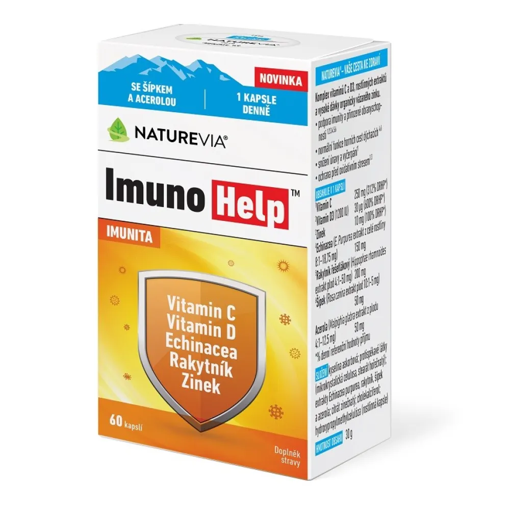 Swiss NatureVia ImunoHelp, 60 kapslí