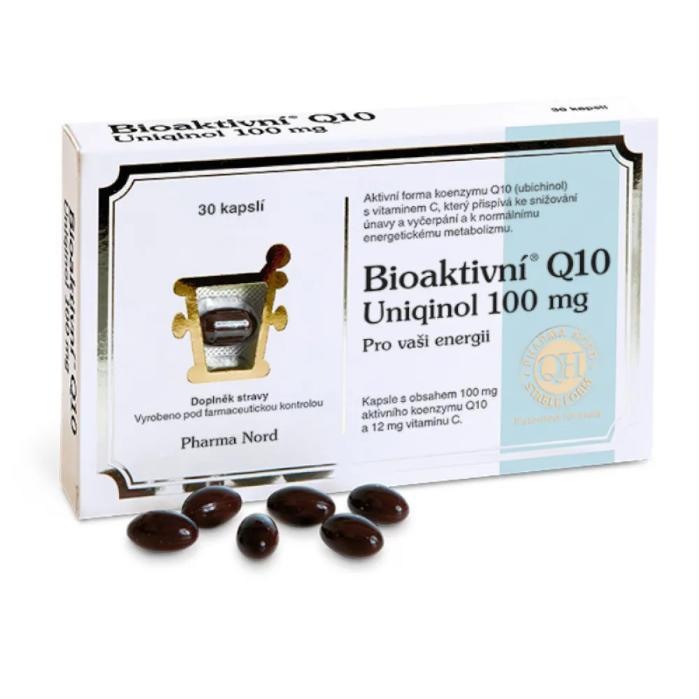 Pharma Nord Bioaktivní Q10 Uniqinol 100mg cps.30