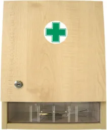 Lékárnička nástěnná dřevěná s náplní ZM20 20 osob