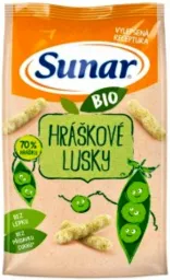 Sunar křupky Hráškové lusky BIO 45g