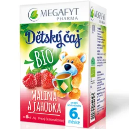 Megafyt Dětský čaj Malina a jahůdka BIO 20x1.75g