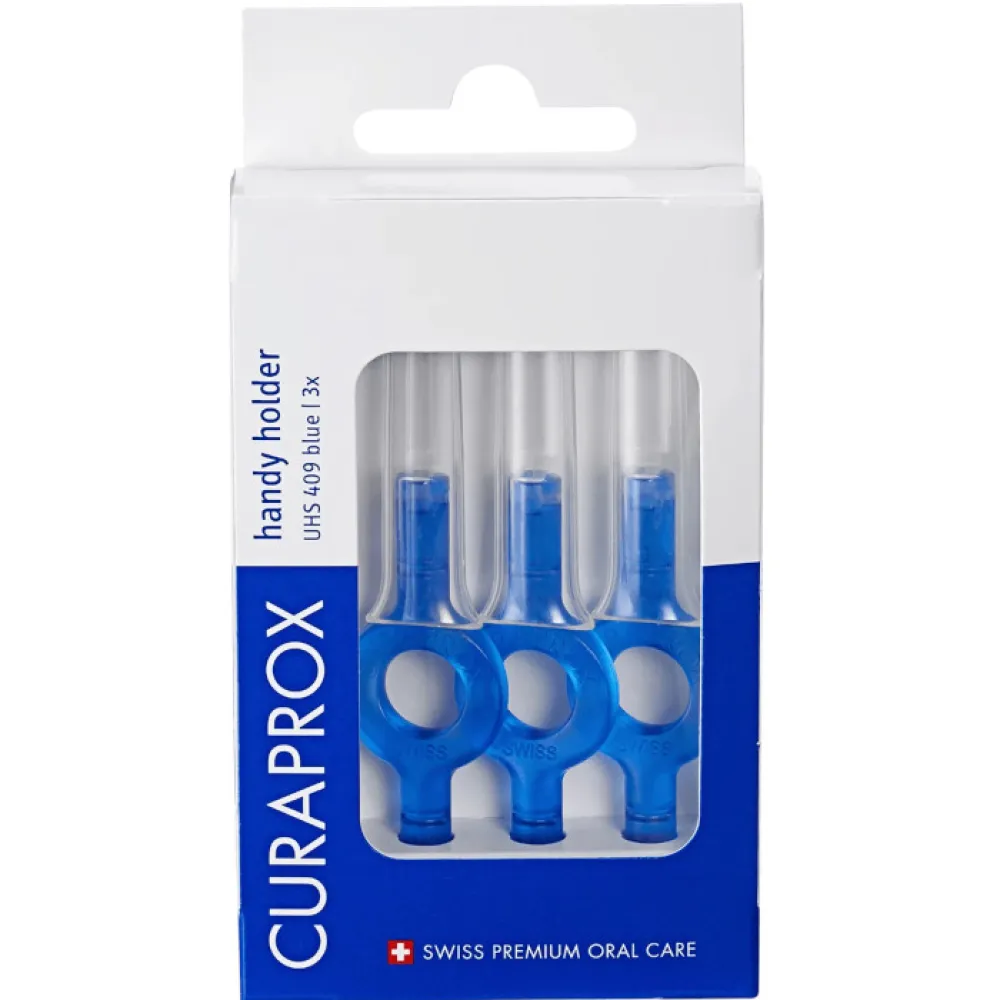 CURAPROX UHS 409 handy držáček 3ks+krytky 3ks