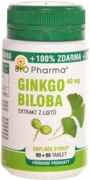 Ginkgo Biloba extrakt 40mg tbl.90+90 BIO-Pharma