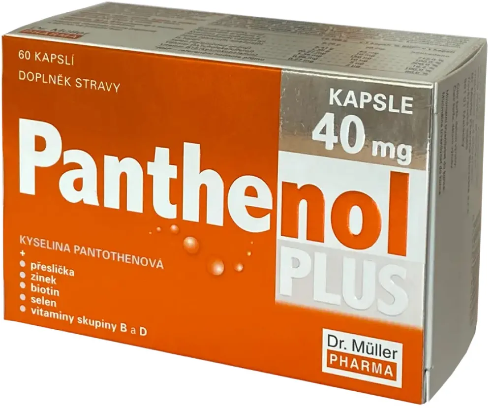 Panthenol PLUS 40mg cps.60 Dr.Müller