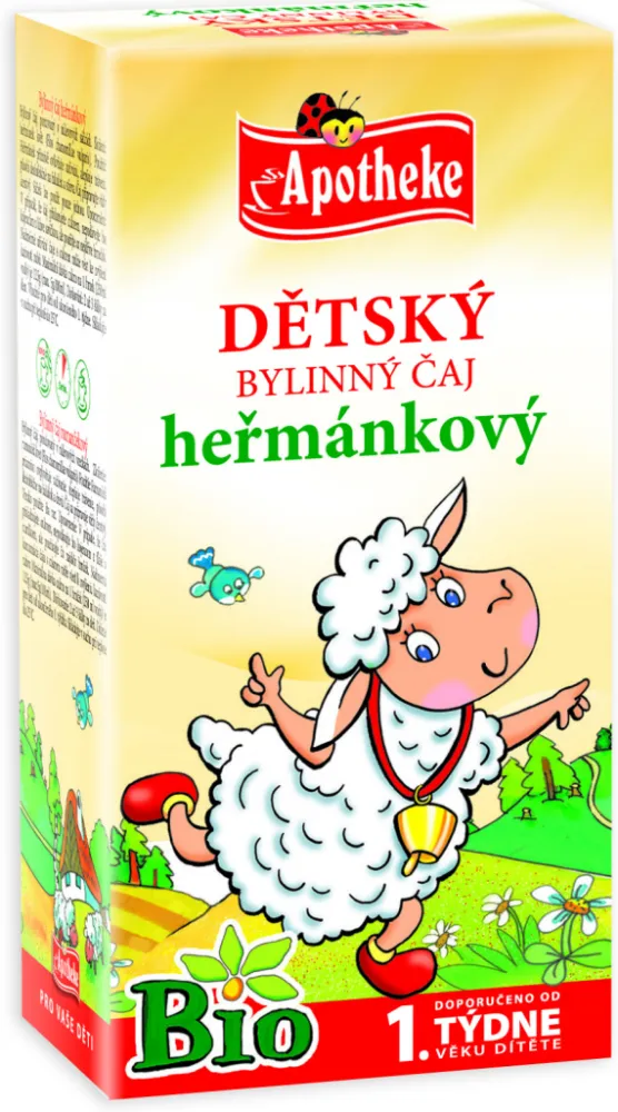 Apotheke Dětský bylinný čaj heřmánkový BIO 20x1g