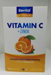 Vitar Vitamin C+zinek tbl.30