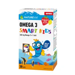 NatureVia Omega 3 Smart Kids 30 želé