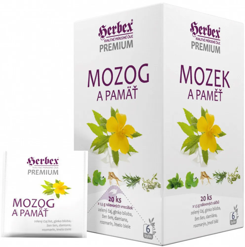 HERBEX Mozek a paměť n.s.20x1.5g