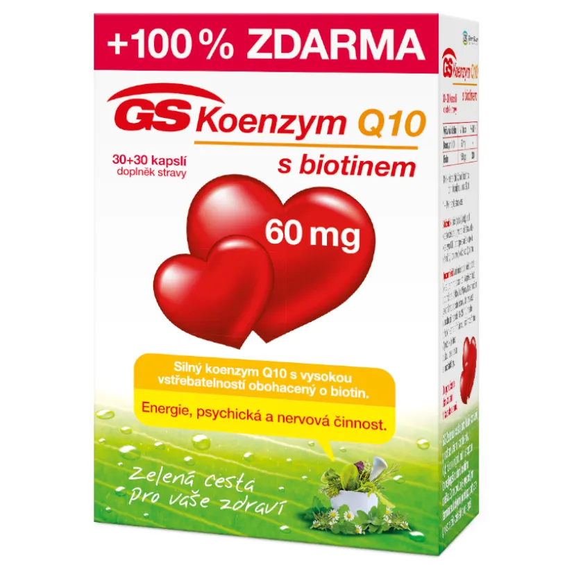 GS Koenzym Q10 60mg cps.30+30