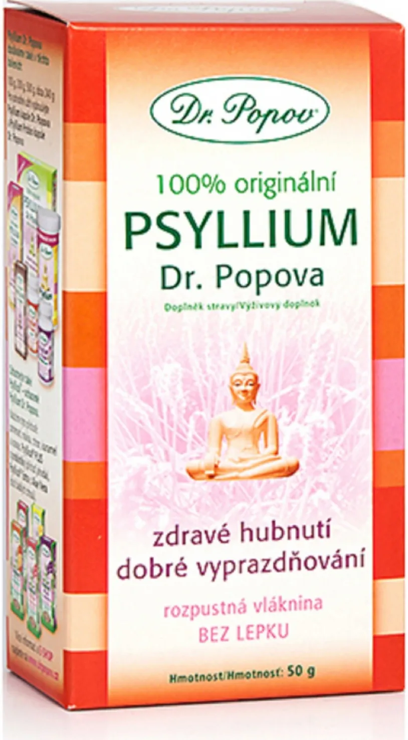 Dr.Popov Psyllium indická rozpustná vláknina 50g