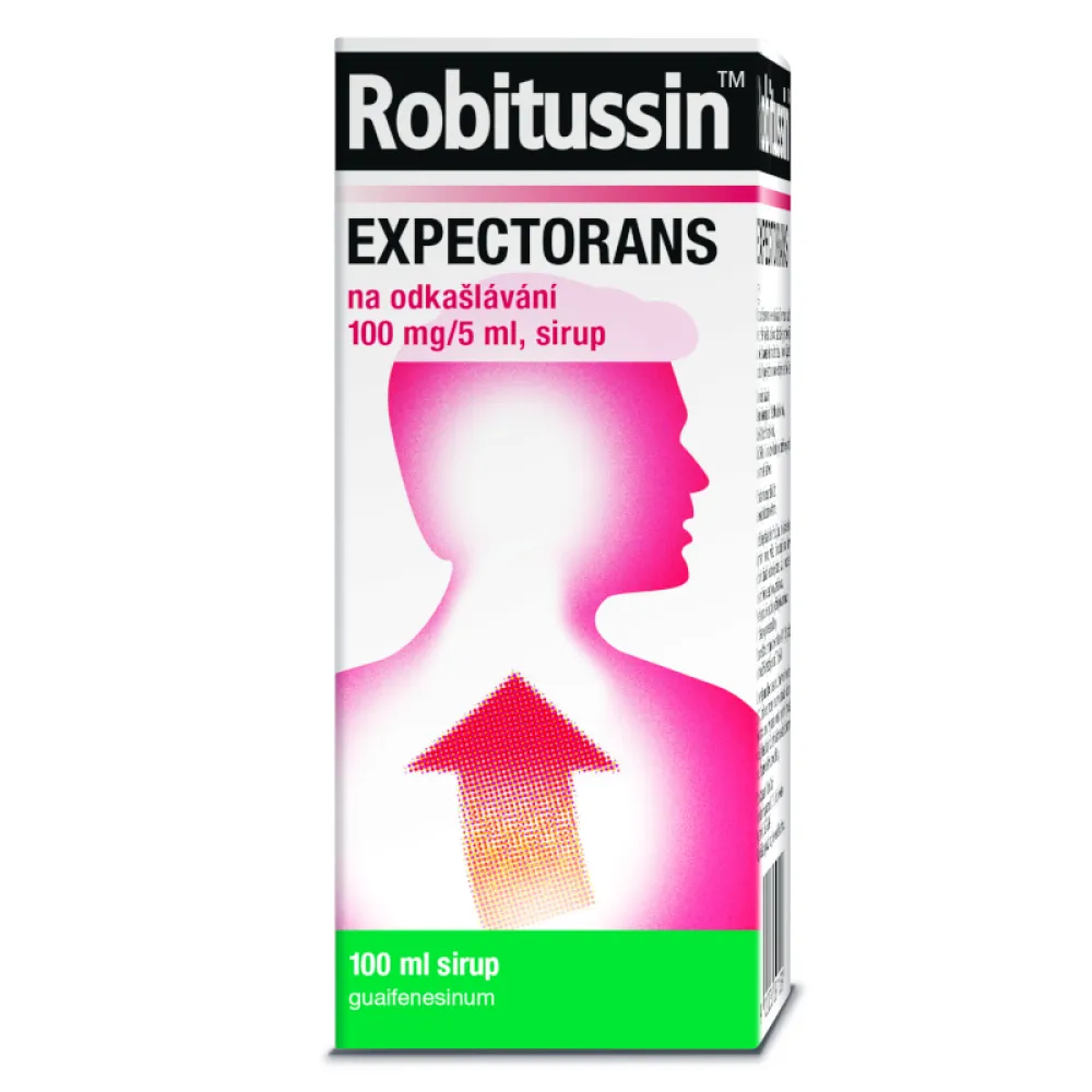 Robitussin Expectorans odkašl.100mg/5ml sir.100ml