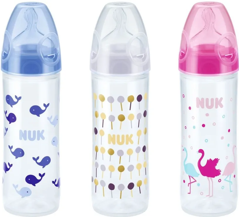 NUK NEW CLASSIC Láhev LOVE PP 250ml SI V2 M 741625