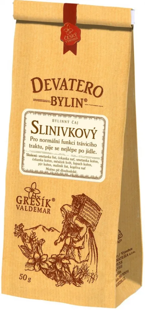 Grešík Devatero bylin Slinivkový čaj 50g