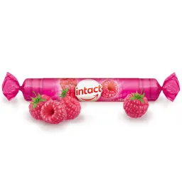 Intact hroznový cukr s vitaminem C Malina 40g