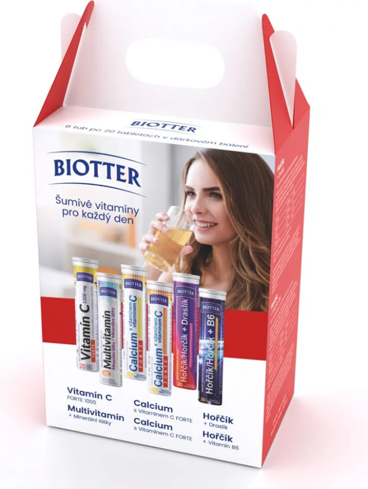 Biotter šumivé vitamíny pro každý den 6x20ks