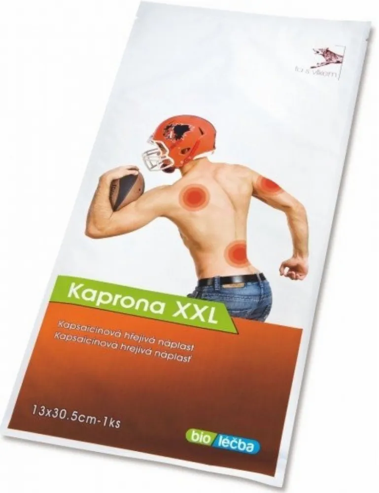 KAPRONA XXL Kapsaicinová prohřív.náplast 13x30.5cm