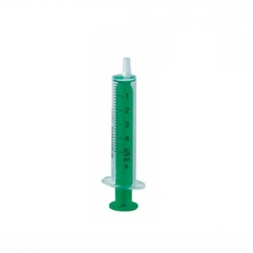 Stříkačka INJEKT 2-dílná 5ml LE červená ster.100ks