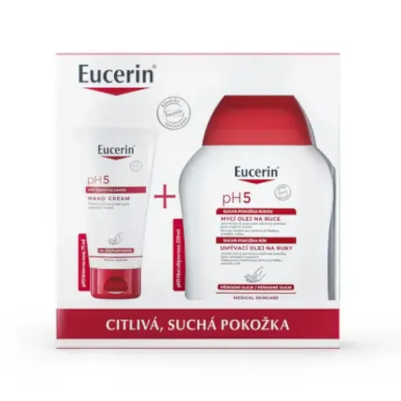 Eucerin pH5 suchá/citlivá pokožka Vánoce 2024