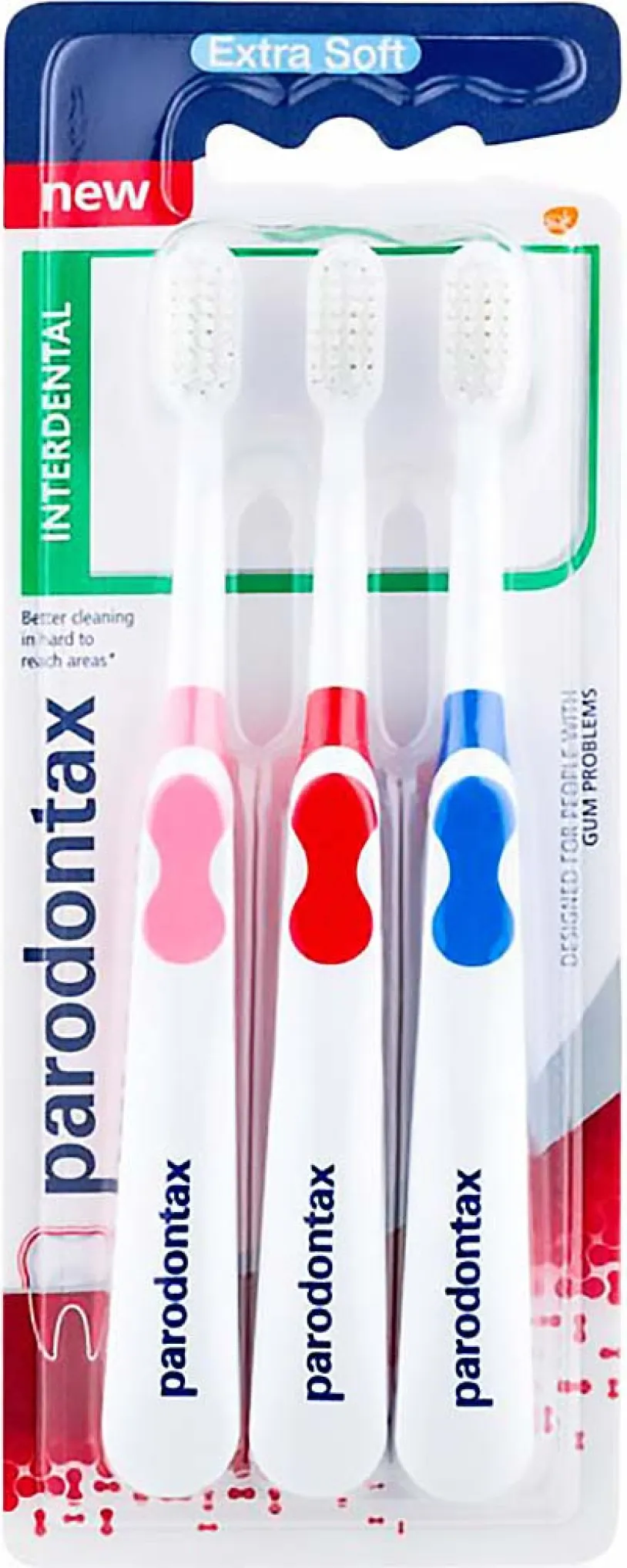 Parodontax Gentle Clean zub.kartáč.Extra Soft 3ks