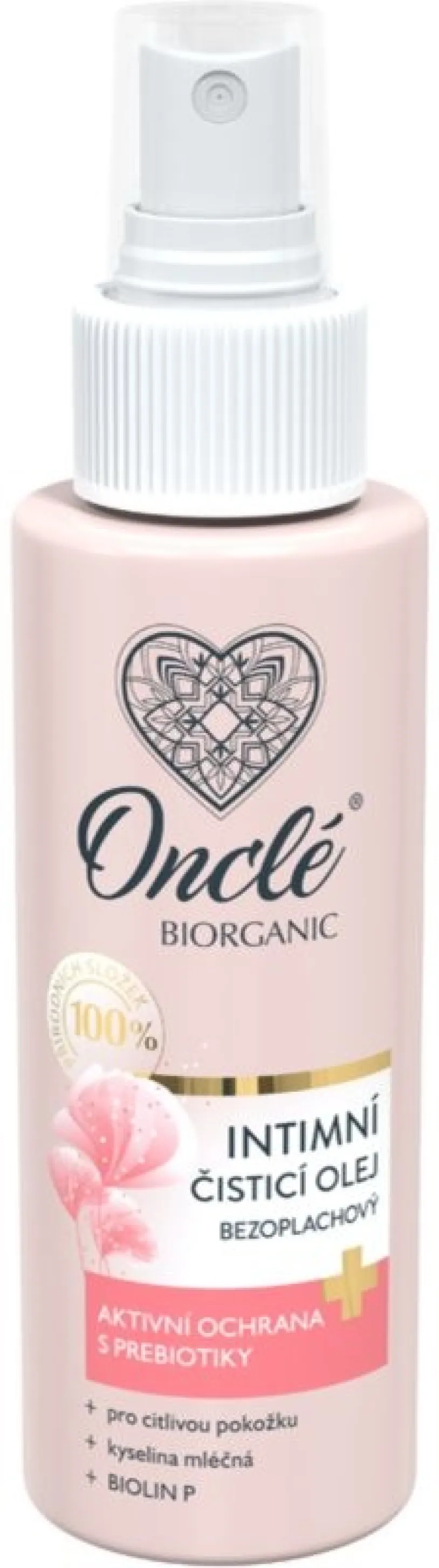 Intimní čisticí olej bezopl.ONCLÉ BIORGANIC 100ml