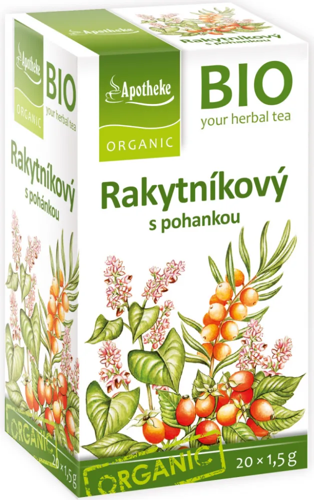 Apotheke BIO Rakytníkový s pohankou čaj 20x1.5g