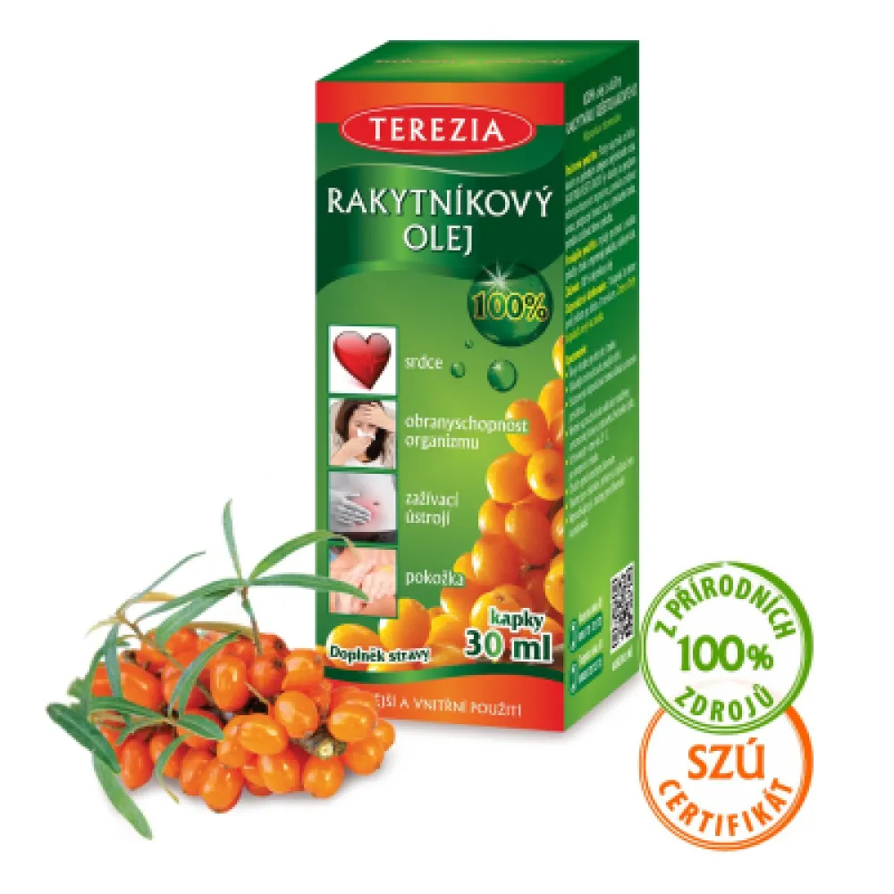 TEREZIA 100% Rakytníkový olej v kapkách 30 ml
