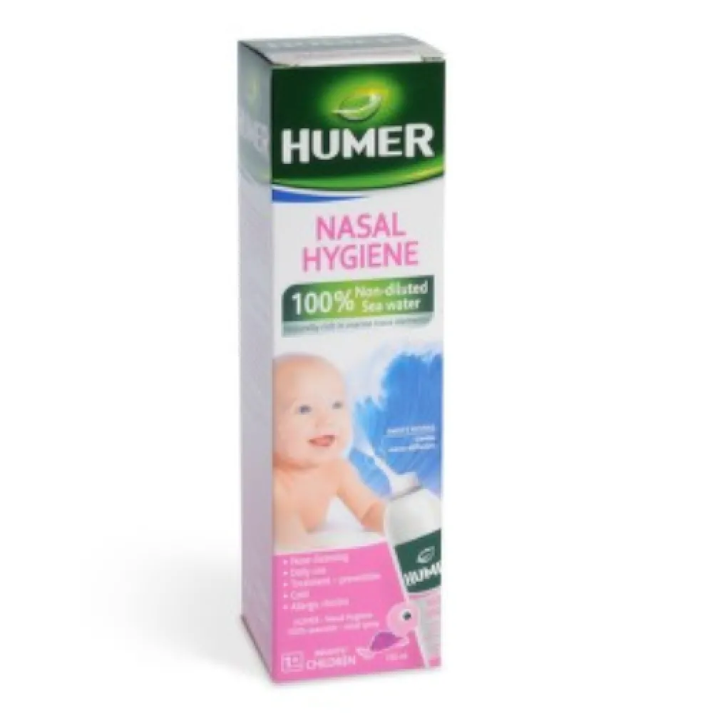 HUMER Hygiena nosu 100% mořská voda pro děti 150ml