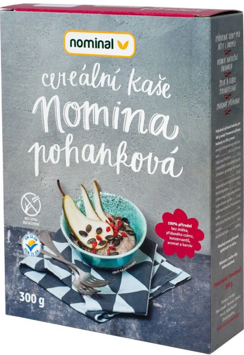 Nomina cereální kaše pohanková bez lepku 300g