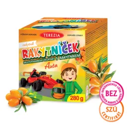 TEREZIA RAKYTNÍČEK multivitaminové želatinky s rakytníkem – AUTA 140 ks (280 g)