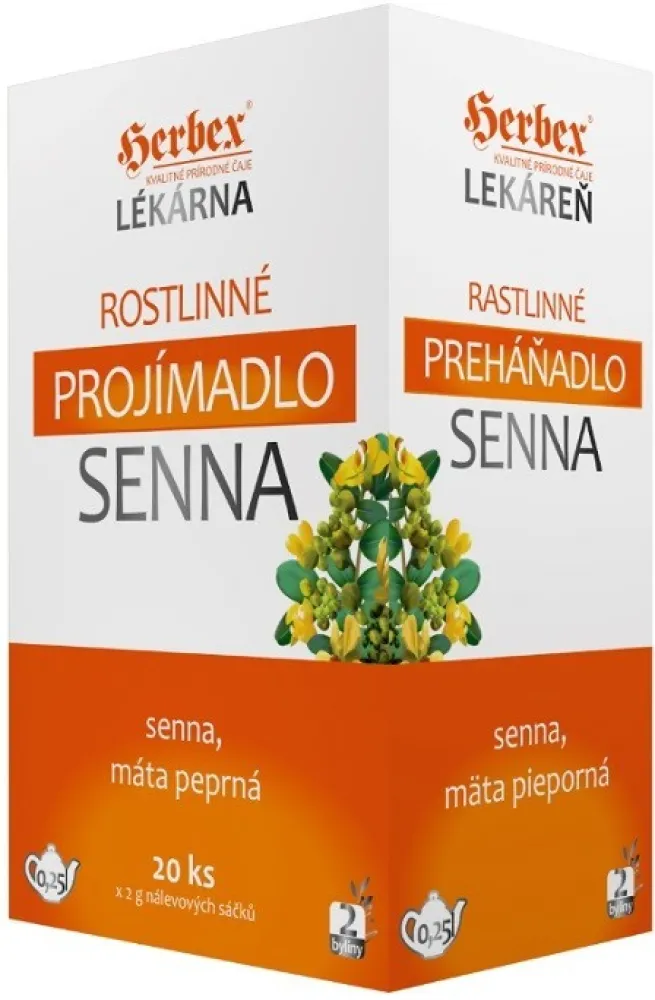 HERBEX lékárna Rostlin.projímadlo SENNA n.s.20x2g