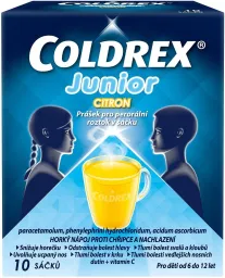 Coldrex Junior Citron 300mg/5mg/20mg scc.10 I