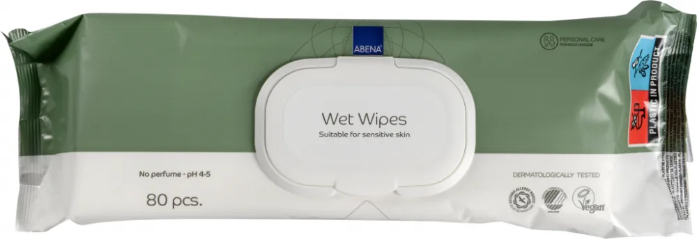 ABENA Skincare vlhčené čistící ubrousky 80ks