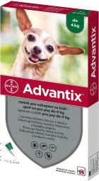 Advantix pro psy do 4kg spot-on 1x0.4ml
