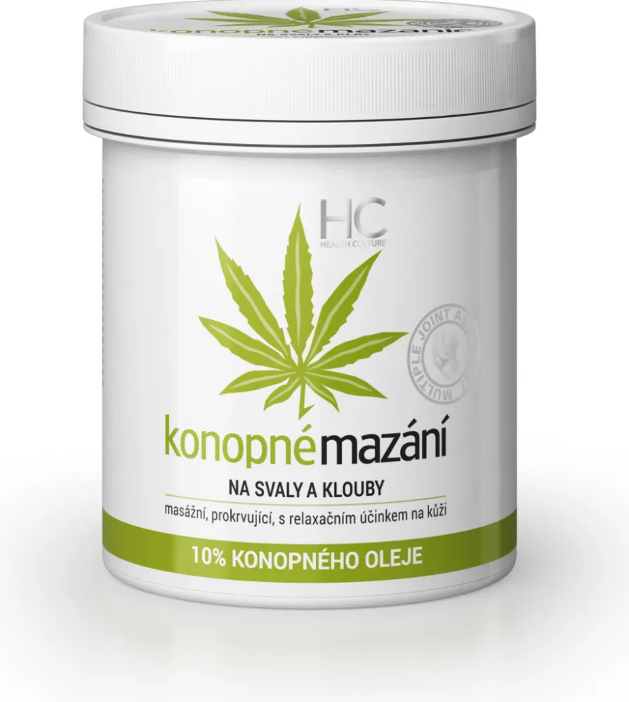 Konopné mazání 10% 250ml