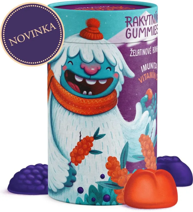 HIMALYO Yetti Rakytník Gummies 60ks