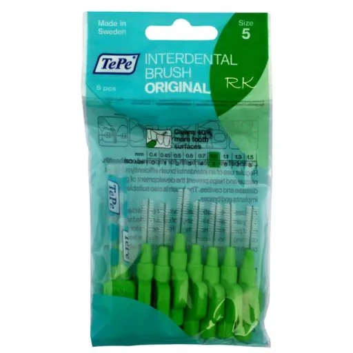 TePe mezizub.kartáčky zelené 0.8mm 8ks sáček