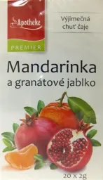 Apotheke Mandarinka a granátové jablko čaj 20x2g